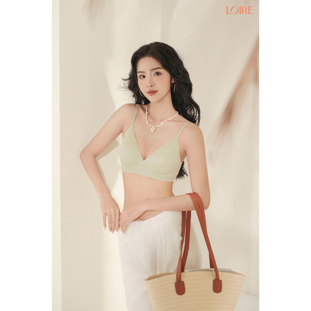 Áo Lót Không Gọng Đệm Mỏng Cotton Gân Loirechic BRTS172