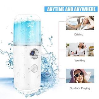 Máy Phun Sương Xông Hơi Mặt NaNo Mini - Cầm Tay Hỗ Trợ Dưỡng Da Cấp Nước Tối Đa