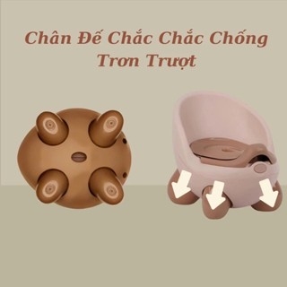 Bô Gấu 5458 Hokori nhựa Việt Nhật Bô Cho Bé Đi Vệ Sinh Cao Cấp Cam Homeware