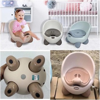 Bô Gấu 5458 Hokori nhựa Việt Nhật Bô Cho Bé Đi Vệ Sinh Cao Cấp Cam Homeware