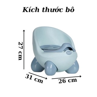 Bô Gấu 5458 Hokori nhựa Việt Nhật Bô Cho Bé Đi Vệ Sinh Cao Cấp Cam Homeware