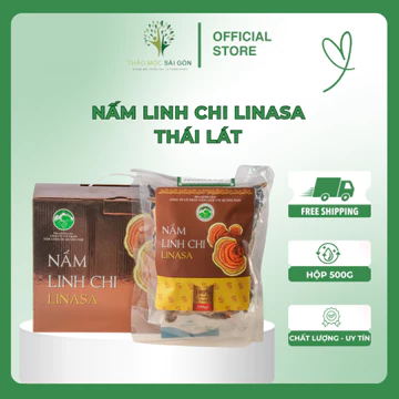 Nấm Linh Chi Lim Xanh LiNaSa (Thát Lát Túi 250g ) - Giải Pháp Bảo Vệ Gan (ĐÃ CÔNG BỐ CHẤT LƯỢNG) | Thảo Mộc Sài Gòn