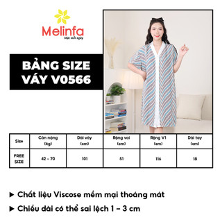 [XẢ KHO GIÁ SỐC] Váy ngủ nữ ngắn tay cài khuy dễ thương dáng suông bigsize mặc nhà mã MEV0566