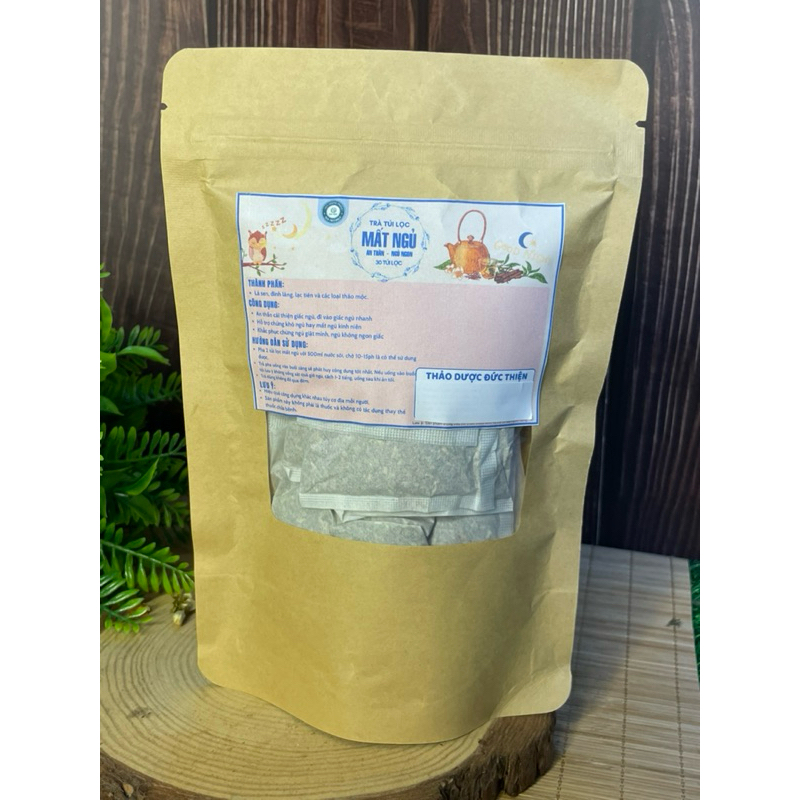 Trà Mất Ngủ Túi Lọc Đức Thiện (30 Gói) - Hỗ Trợ Mất Ngủ Kinh Niên, An Thần, Ngủ Ngon, Ngủ Chập Chờn