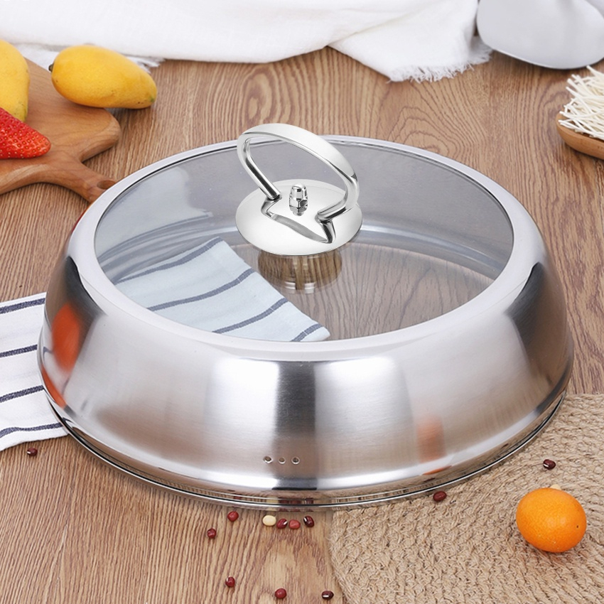 Núm Vung Nồi Inox Cao Cấp - Núm Thay Thế, Tay Cầm Vung Xoong Dẹt