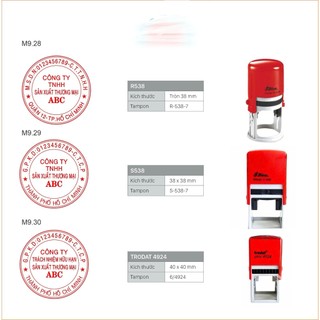 Mộc tròn V3815 kích thước tròn 3.8cm