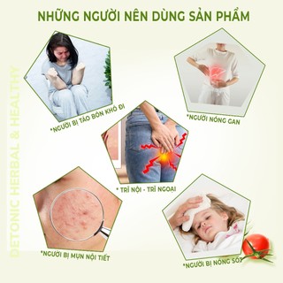 Bột diếp cá nguyên chất DETONIC hỗ trợ nóng trong, giảm mụn nhọt táo bón trĩ, giúp thanh lọc cơ thể tốt cho hệ tiêu hoá.