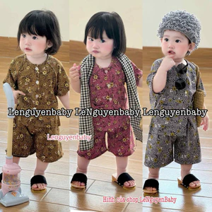 Bộ quần áo cho bé, Bộ đồ bà già cho bé trai và bé gái mặc nhà, đi chơi , đi học