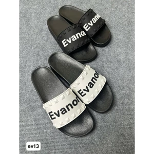 Dép Adas quai ngang nam nữa họa tiết 3 lá trắng đẹp êm chân [ Student shoe store ]
