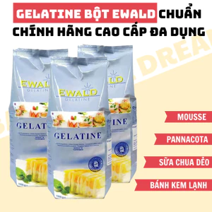 1kg Bột Gelatin Ewald Cao Cấp - Dạng Bột Mịn, Không Mùi - Nguyên Liệu Làm Bánh Từ DoBaker