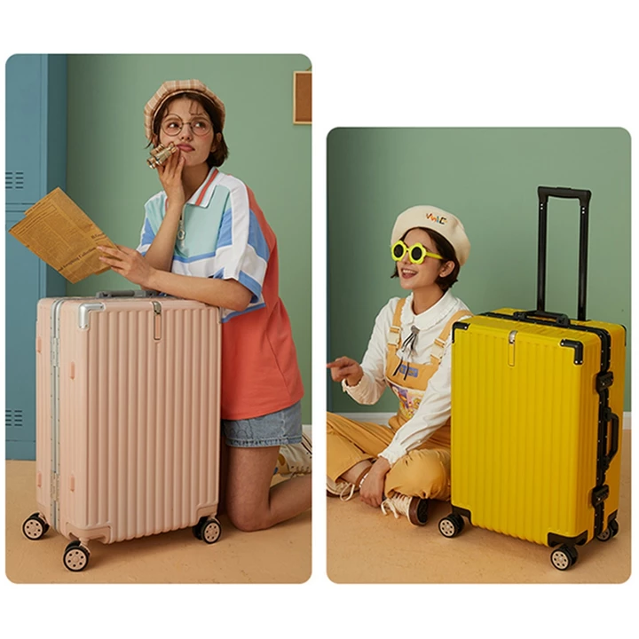 Vali du lịch.Vali khung nhôm，size20，Vali thời trang, vali giá ưu đãi, vali đi công tác, du lịch, vali công tác, vali chấ – 3