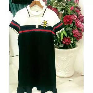 🌼 ĐẦM POLO THÊU ONG SIÊU XINH 🌼 -v2402dm.