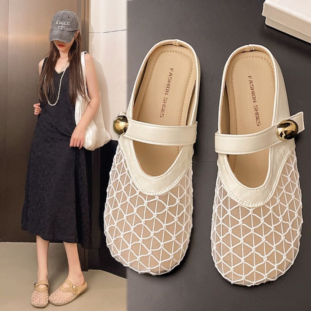 Sục Búp Bê Nữ, Sục Bệt Nữ Lưới Có Quai Ngang Hợp Mọi Outfit Cho Các Nàng N36 || AnshoesDynasty