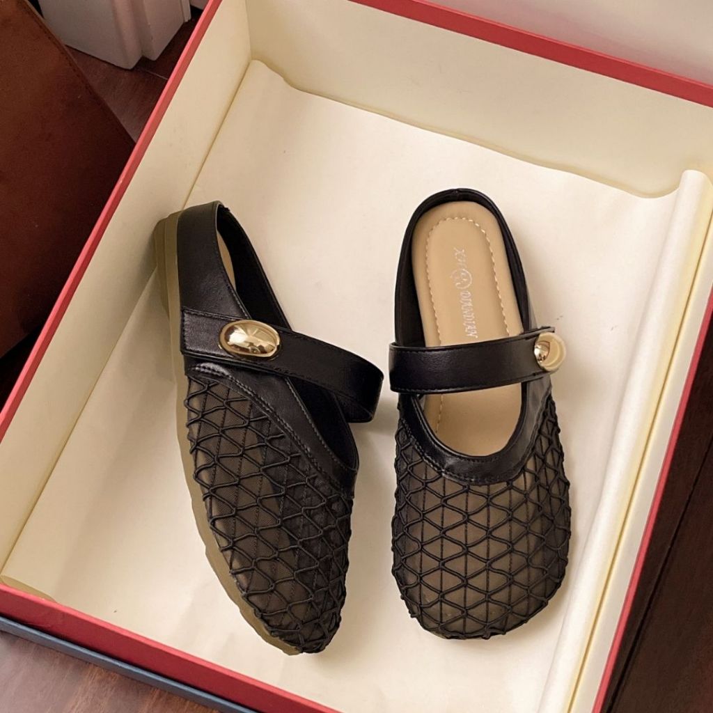 Sục Búp Bê Nữ, Sục Bệt Nữ Lưới Có Quai Ngang Hợp Mọi Outfit Cho Các Nàng N36 || AnshoesDynasty