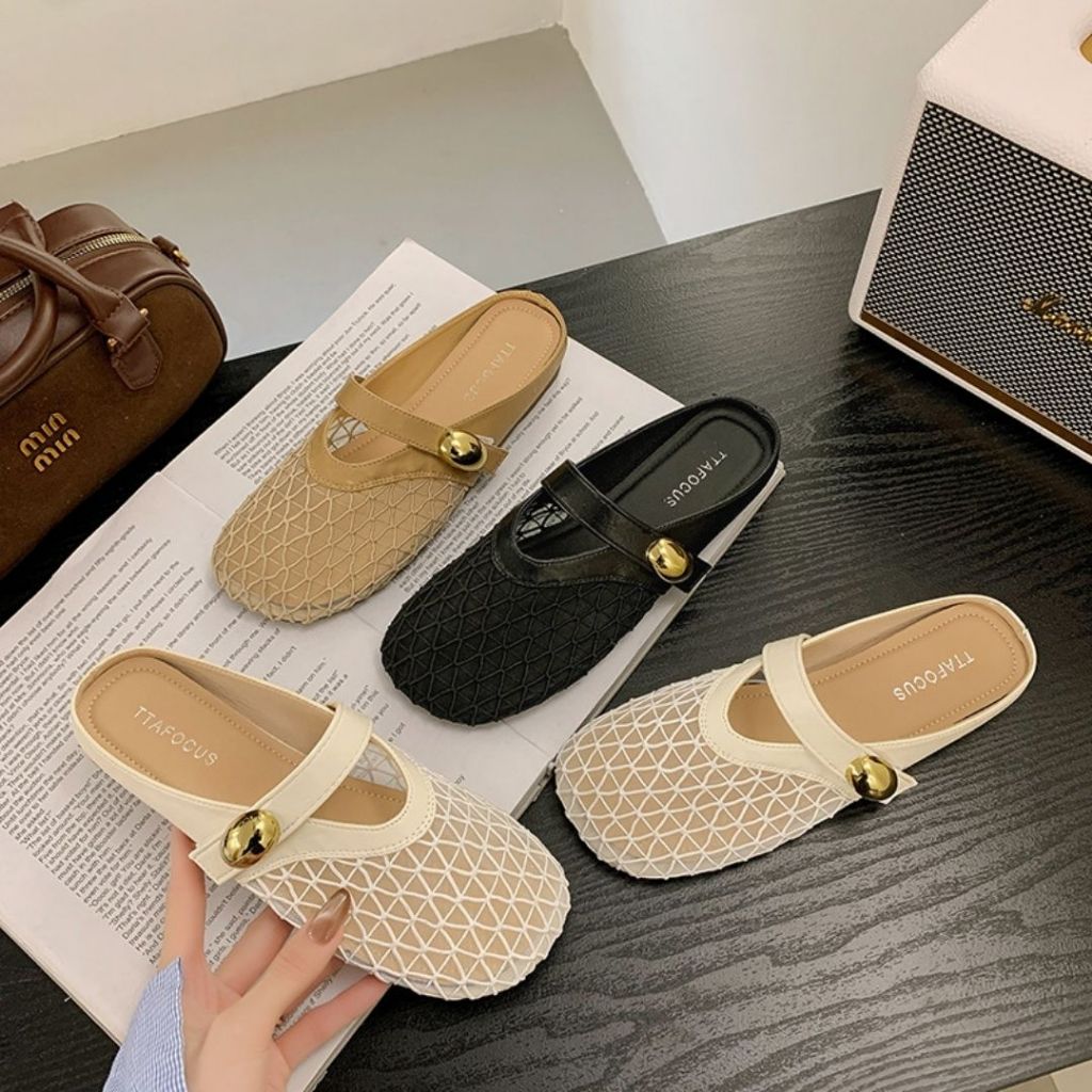 Sục Búp Bê Nữ, Sục Bệt Nữ Lưới Có Quai Ngang Hợp Mọi Outfit Cho Các Nàng N36 || AnshoesDynasty