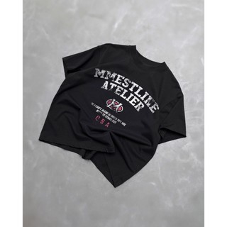 Áo thun MMESTLINE "STAND OUT" form Boxy vải Premium Cotton