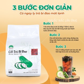 Cốt trà bí đao Wonderful 600g, bí đao cô đặc, dùng pha trà sâm bí đao, giải nhiệt, mát gan, giải khát
