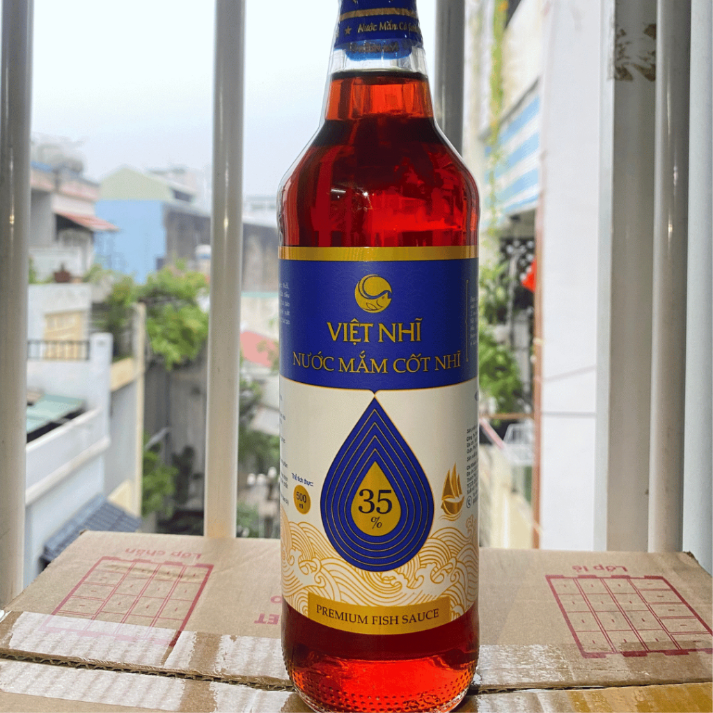 Nước Mắm Cá Cơm Cốt Nhĩ Nguyên Chất 35% Độ Đạm Việt Nhĩ - HưngViệt