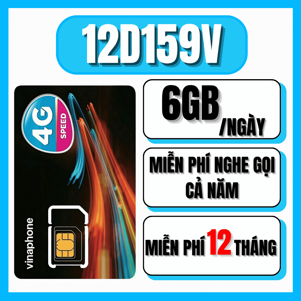 [ 1 TỶ GB MAX DATA ] SIM 4G VINAPHONE TRỌN GÓI 1 NĂM U1500 VD149 TD49 ...