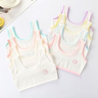 Áo Lá Học Sinh Cotton Mềm Mại Thoáng Khí- Áo Lót Bé Gái Học Sinh Họa Tiết CUTE Đáng Yêu HOMEBRA A757