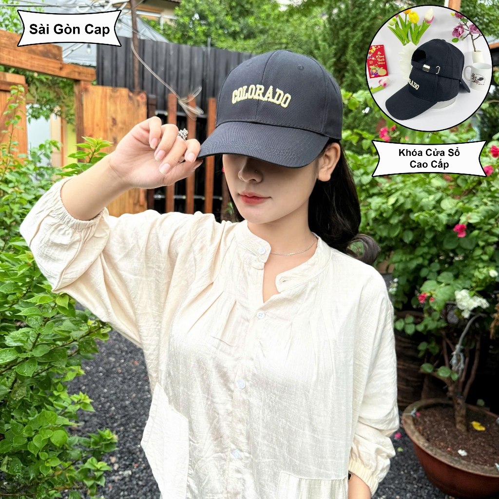 Mũ lưỡi trai COLORADO ❤️ Nón kết chất Kaki cao cấp form unisex nam nữ