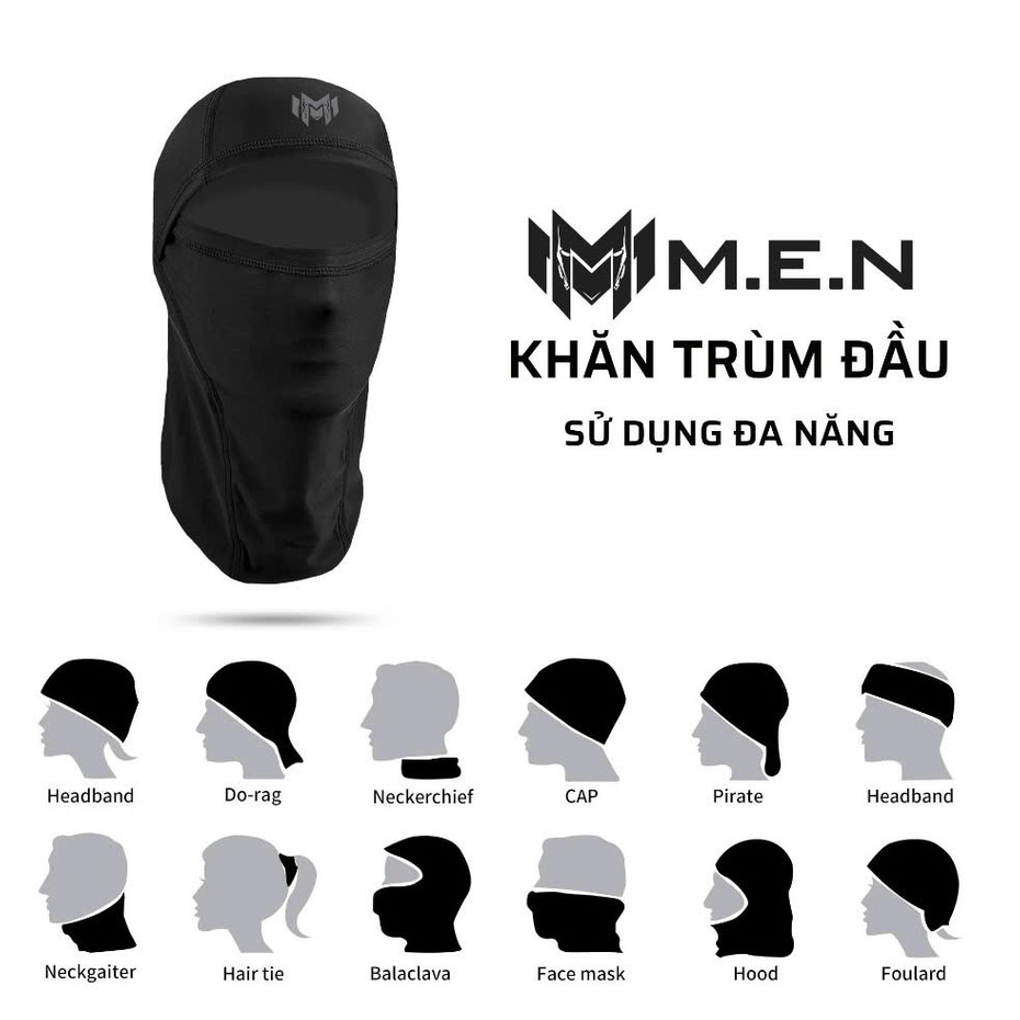 Khăn đội đầu tinh tế 3IN1 Men chống ướt [SIÊU VIP]