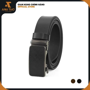 Thắt lưng tự động bản nhỏ 3.2cm SMT35-04, chất da bò nguyên tấm bền bỉ, bảo hành 03 năm, Anh Tho Leather