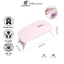 Đèn hơ móng tay Mini SUN 6 bóng LED USB, gấp gọn tiện lợi, hơ gel khô nhanh hiệu quả