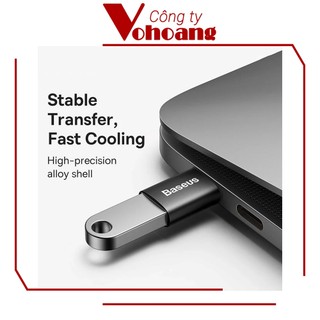 Đầu chuyển OTG cao cấp Baseus TypeC to USB-A LVL002
