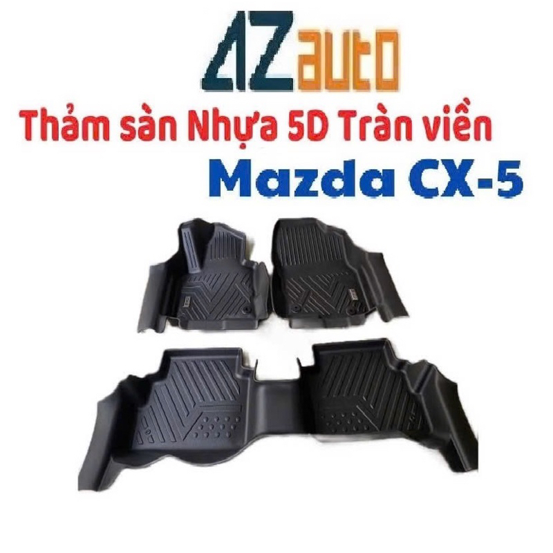 Thảm lót sàn nhựa TPE 5D xe Mazda CX5 2017-2025 hàng cao cấp