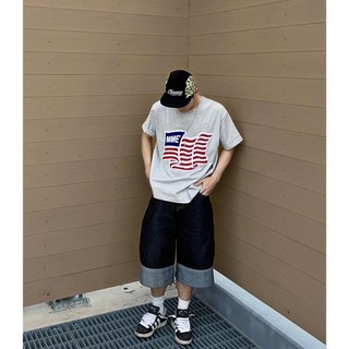 Áo thun MMESTLINE "US EMBROIDERY" form Boxy chất liệu Premium Cotton Thêu Chữ Xù Bông Cao Cấp