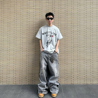 Áo thun MMESTLINE "RODEO" form Boxy in trame lụa vải Premium Cotton