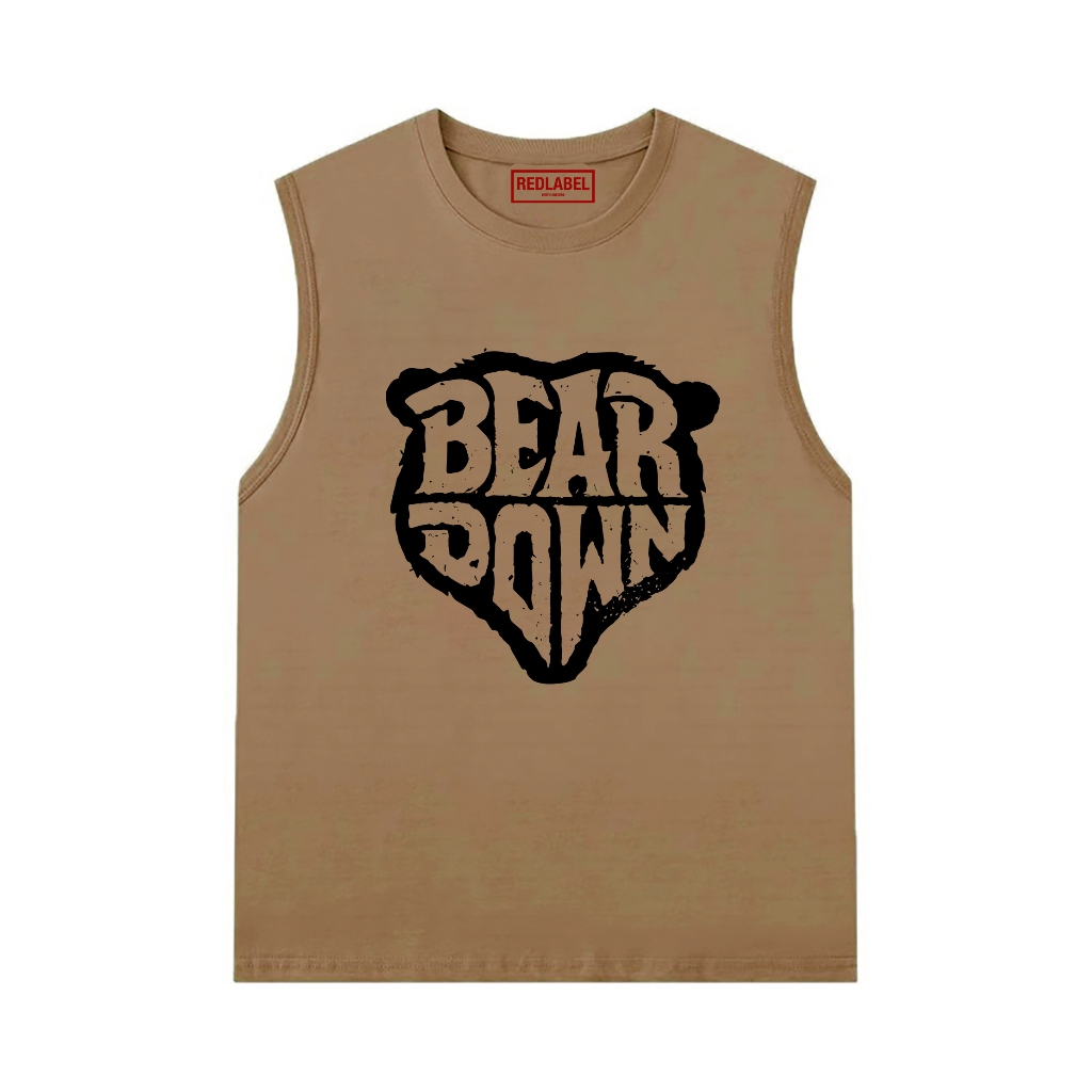 Áo Ba Lỗ Thể Thao Nam Nữ RedLabel In Họa Tiết "BEAR", Áo Tanktop Sát Nách Nam Nữ Cotton Cá Tính TT69