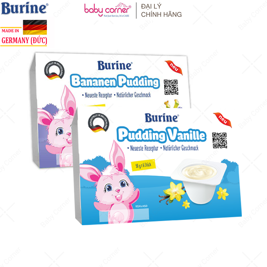 [HSD: 2026] Cháo Sữa/ Pudding Burine Nhiều Vị Cho Bé 6M+ | Shopee Việt Nam
