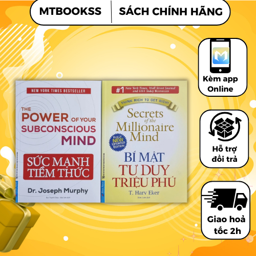 Sách - Combo 2 Cuốn: Bí Mật Tư Duy Triệu Phú và Sức Mạnh Tiềm Thức