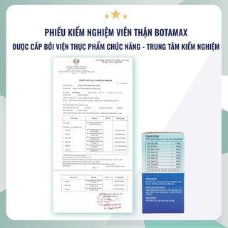 Viên Thận BOTAMAX - Hỗ trợ bổ thận, cải thiện chức năng thận, giảm đau lưng, mỏi gối, tiểu nhiều lần - Lọ 60/90 Viên
