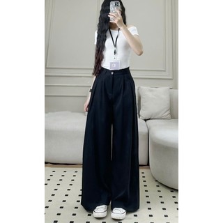 Quần Tây Công Sở Nữ Ống Suông 33cm Ly To Chất Vải GOLD Dáng Dài Phủ Chân Gold455