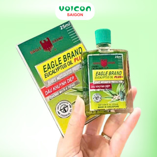 Dầu khuynh diệp Singapore Eagle Brand 30ml /Eagle Brand Plus chống muỗi 25ml