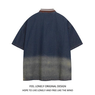 Áo bóng chày denim