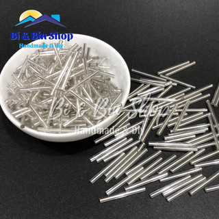 Gói 25g Cườm Khúc Cườm Ống Trúc Dài Đính Kết Trang Phục, Làm Phụ Kiện Thời Trang