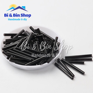 Gói 25g Cườm Khúc Cườm Ống Trúc Dài Đính Kết Trang Phục, Làm Phụ Kiện Thời Trang