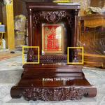 [TRÀM] Bàn thờ thần tài ông địa tủ thờ thần tài gỗ tràm lân chầu uy nghiêm đình hộp mâm hổ phù dày đẹp rẻ — ảnh 2
