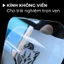 Kính cường lực iPhone trong suốt không viền đen cho 15 ProMax 12 ProMax 13 ProMax 14 Pro Max 16 ProMax