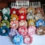 Dây buộc tóc Scrunchies lụa satin cao cấp 11cm Rose handmade store