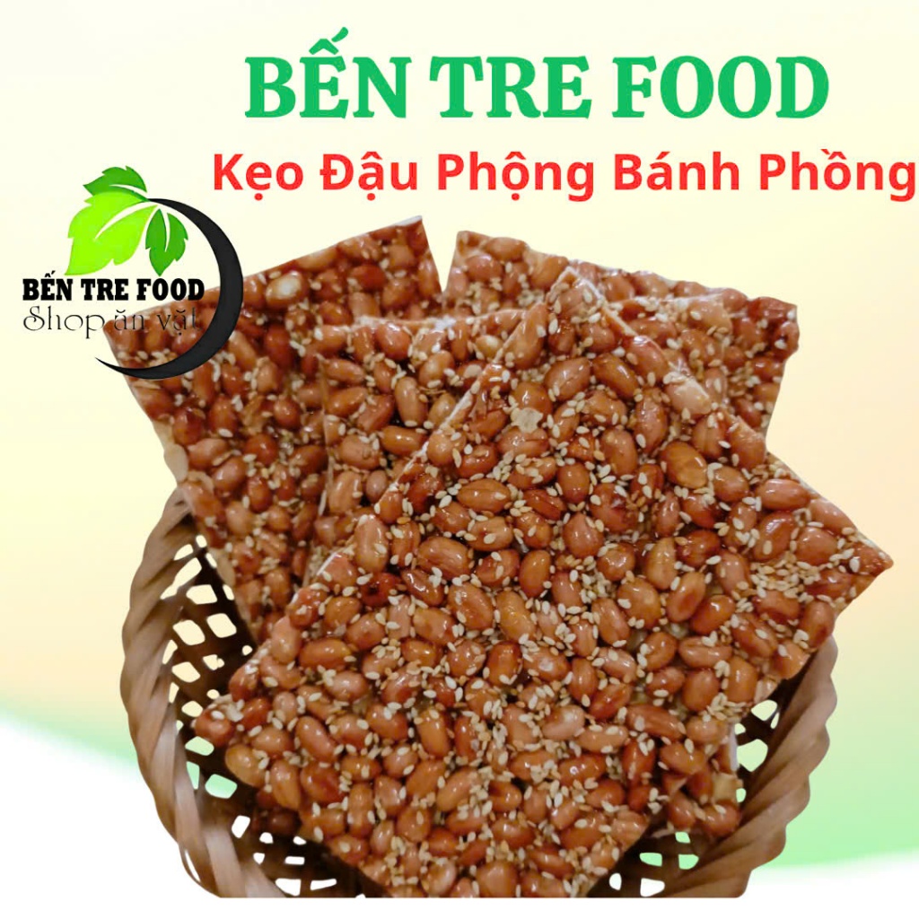 Kẹo đậu phộng  bánh phồng  Bến Tre giòn béo thơm mè ít đường