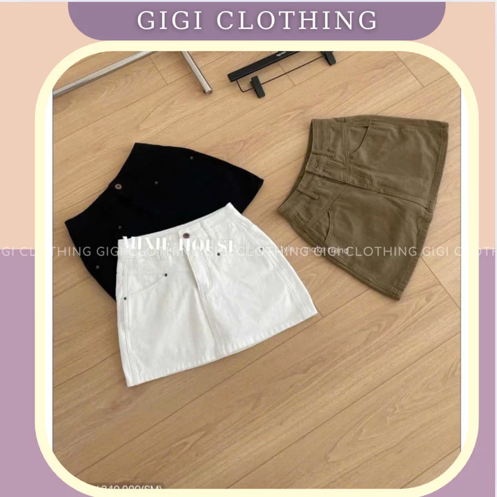 Women's Soft Multi-color Dress Skirt Jean GiGi KaKi – 4
