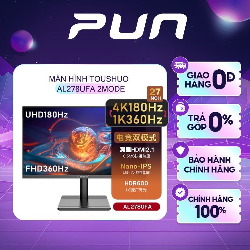 [THANH LÝ - FULL VAT] Màn Hình Gaming AL278UFA 27” | 4K UHD + FHD 360Hz ...