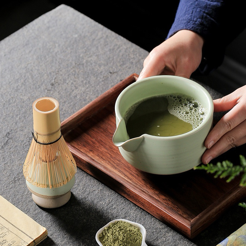 Lẻ Dụng Cụ Pha Chế Matcha Cơ Bản Gồm Chổi Chasen, B&aacute;t Chawan, Đế Chổi, Phớt, Th&igrave;a | Shopee Việt Nam