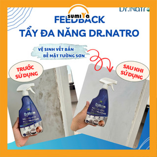 Tẩy đa năng Dr Natro tẩy sạch mọi vết bẩn công nghệ ion từ trường 500ml - Sumiya