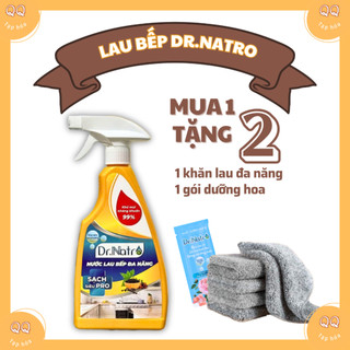 Chai lau bếp đa năng Dr Natro hương cà phê tẩy sạch dầu mỡ vết bẩn làm sáng bóng bề mặt bếp - SUMIYA